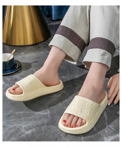 Pillow Sandals Slides for Women Men Casual Platform Bath Shower Slipper Shoes EVA Anti-Slip Indoor Outdoor Green $11.59 Sandals