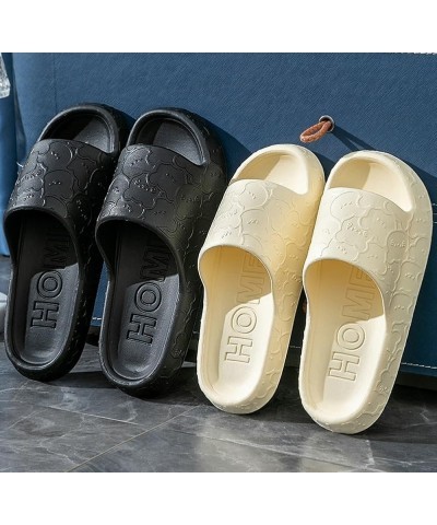 Pillow Sandals Slides for Women Men Casual Platform Bath Shower Slipper Shoes EVA Anti-Slip Indoor Outdoor Green $11.59 Sandals