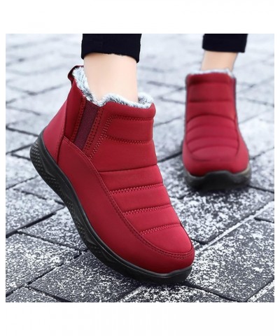 Snow Boots for Womens Winter Shoes Warm Fur Lining Ankle Boots Women Anti Slip Waterproof Boots Comfortable Outdoor Boot Slip...