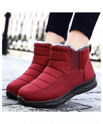 Snow Boots for Womens Winter Shoes Warm Fur Lining Ankle Boots Women Anti Slip Waterproof Boots Comfortable Outdoor Boot Slip...