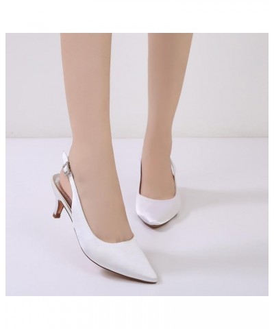 Pointed Toe Heels for Women Fashion Ankle Strap Pumps Shoes Women's Closed Toes Dress Shoes Silver $33.11 Pumps