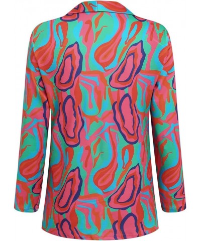 Hooded Long Jacket Printed Holiday Pocket Out Of A Long Sleeved Suit Jacket Snowboard Coat Womens Hot Pink➤➤suit Coat for Wom...