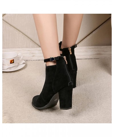 Womens Winter Booties And Ankle Boots Wide Width Dress Booties for Women Plus Size Ankle Boots for Women Wide Low Top Work Bo...