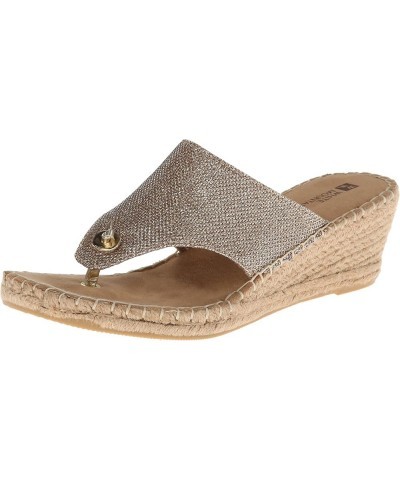 Women's Beachball Espadrille Wedge Sandal Ltgold/Glitter/Fab $22.61 Sandals