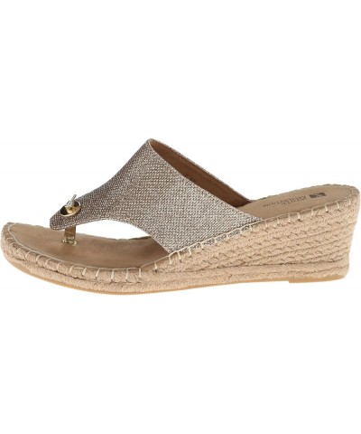 Women's Beachball Espadrille Wedge Sandal Ltgold/Glitter/Fab $22.61 Sandals