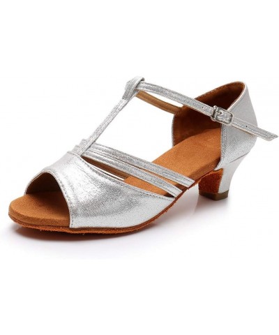 Women Heeled Sandals Size 5 Orthopedic Sandals For Women Platform Chunky Heels Sandals Women Beachy High Heel 7-silver $10.71...