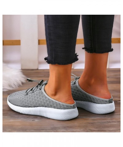 Women's Walking Sneakers Ladies Fashion Solid Color Breathable Mesh Lightweight Casual Shoes Lightweight Arch Support Shoes (...