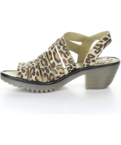 Women's Woze118fly Beige/Black Chita/Mousse $61.23 Sandals