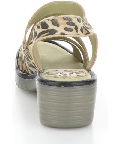 Women's Woze118fly Beige/Black Chita/Mousse $61.23 Sandals