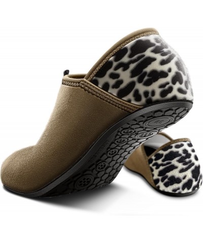 Women Slippers Socks, Slip on Shoes for Women Barefoot Yoga Shoe Comfortable Stretch Fit Deep Brown/Light Brown3308 $11.95 Sl...