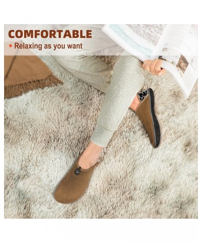 Women Slippers Socks, Slip on Shoes for Women Barefoot Yoga Shoe Comfortable Stretch Fit Deep Brown/Light Brown3308 $11.95 Sl...