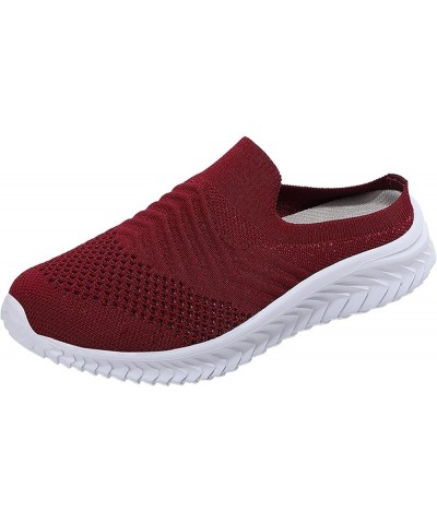 Walking Sneakers Shoes for Women, Slip On Sneakers Women Girls Fashion Casual Sports Shoes Mesh Breathable Running Shoes Ligh...