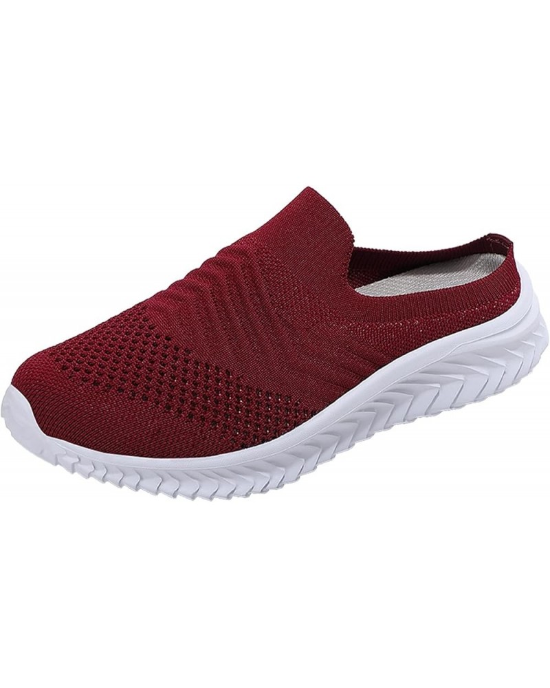 Walking Sneakers Shoes for Women, Slip On Sneakers Women Girls Fashion Casual Sports Shoes Mesh Breathable Running Shoes Ligh...