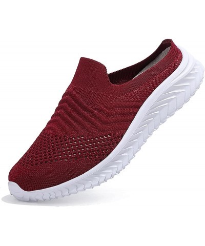 Walking Sneakers Shoes for Women, Slip On Sneakers Women Girls Fashion Casual Sports Shoes Mesh Breathable Running Shoes Ligh...