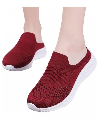 Walking Sneakers Shoes for Women, Slip On Sneakers Women Girls Fashion Casual Sports Shoes Mesh Breathable Running Shoes Ligh...