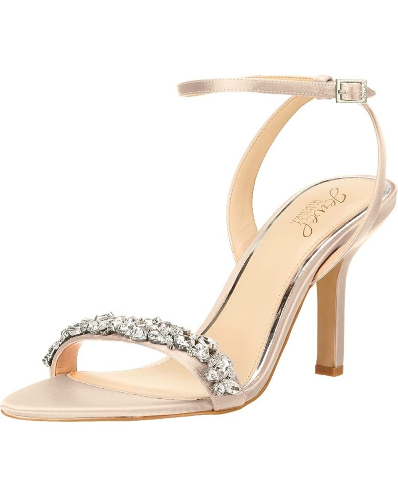 Ojai Crystal Adorned Sculpted Stilettos Champagne $37.31 Sandals