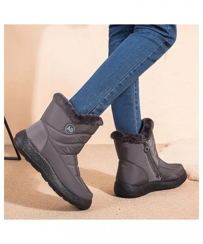 Slip on Winter Boots for Women Waterproof Womens 11.5 Extra Wide Width Non Slip Winter Boots Woman Boots Winter Short Womens ...