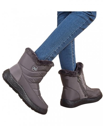 Slip on Winter Boots for Women Waterproof Womens 11.5 Extra Wide Width Non Slip Winter Boots Woman Boots Winter Short Womens ...