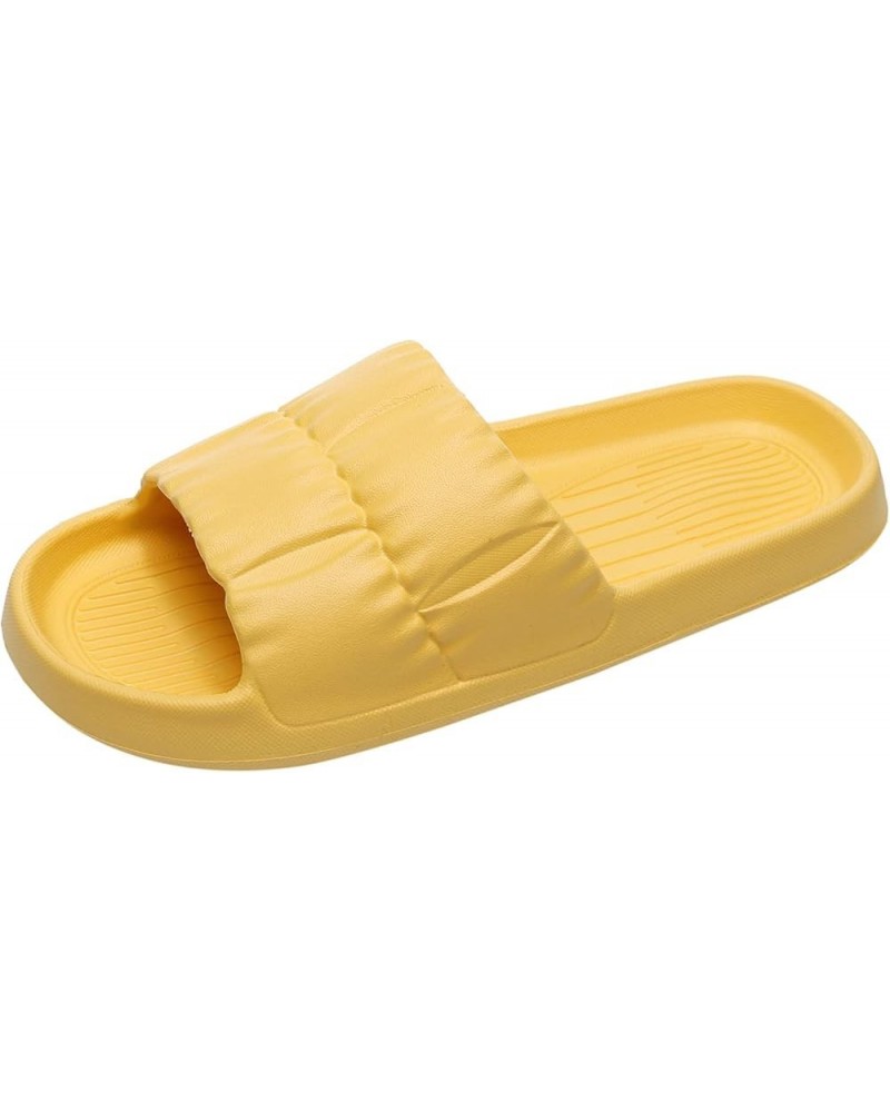 Fashion Couples Women Shower Room Home Non Slip Breathable Soft Sole Shoes Slipper Womens Slipper Shoes Outdoor Yellow $9.17 ...