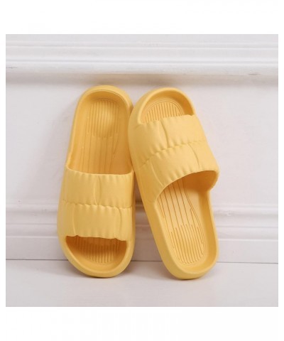 Fashion Couples Women Shower Room Home Non Slip Breathable Soft Sole Shoes Slipper Womens Slipper Shoes Outdoor Yellow $9.17 ...