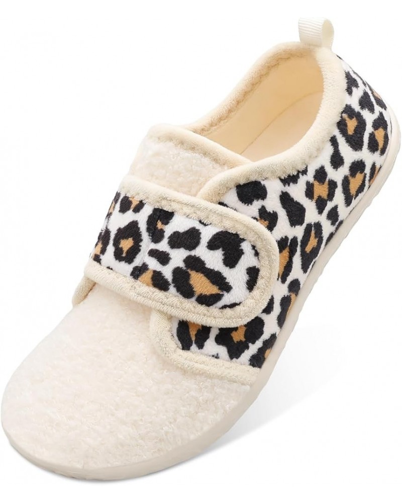 Womens Mens House Slippers Soft Indoor and Outdoor Slippers Slip on Memory Foam Bedroom Slippers Home Shoes Beige Leopard $14...