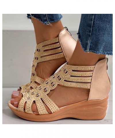 Shower Sandals Women H Sandals For Women Sandals For Women Flat Sandals For Women Flats Shoes Women Dressy Comfortable 1-beig...