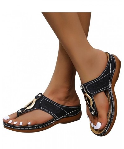 Women Orthopedic Sandals Orthopedic Flip Flops for Women Wide Width Arch Support Sandals Women's Dressy Women's Orthopedic Sa...