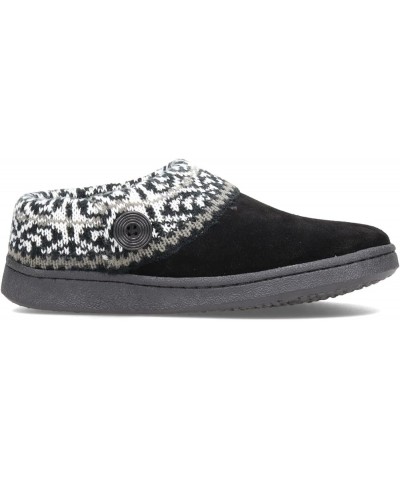 Womens Women'S Clarks, Sweater Collar Slipper Black/Grey $17.50 Slippers