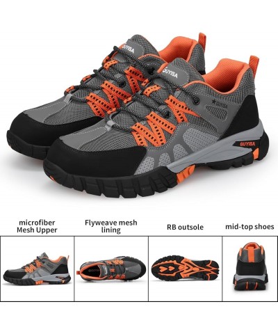 Steel Toe Shoes for Men Black Women's Work Shoes Lightweight Safety Toe Shoes Indestructible Steel Toe Sneakers Industrial Co...