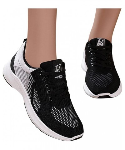 Women's Slip on Sneakers Light-Weight Casual Tennis Shoes Casual Tennis Dress Shoes Gym Shoes Slip on Walking Shoe Black $19....