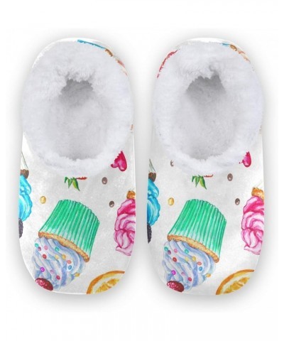 Unisex Fuzzy House Slippers, Memory Foam Slippers, Warm Slip Shoes Fur Lining M-XXL Multi 9 $14.73 Slippers