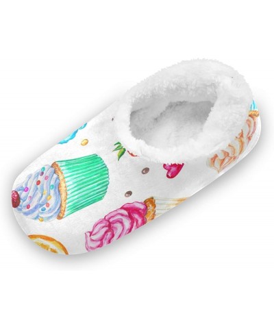 Unisex Fuzzy House Slippers, Memory Foam Slippers, Warm Slip Shoes Fur Lining M-XXL Multi 9 $14.73 Slippers