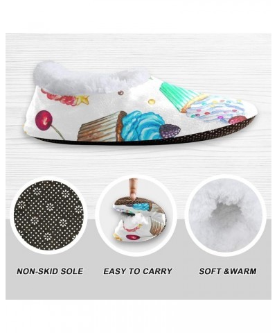 Unisex Fuzzy House Slippers, Memory Foam Slippers, Warm Slip Shoes Fur Lining M-XXL Multi 9 $14.73 Slippers