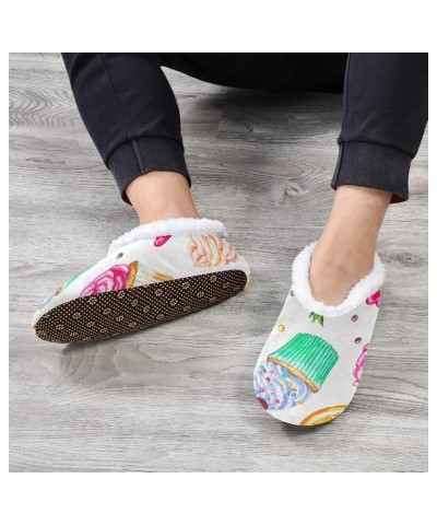 Unisex Fuzzy House Slippers, Memory Foam Slippers, Warm Slip Shoes Fur Lining M-XXL Multi 9 $14.73 Slippers