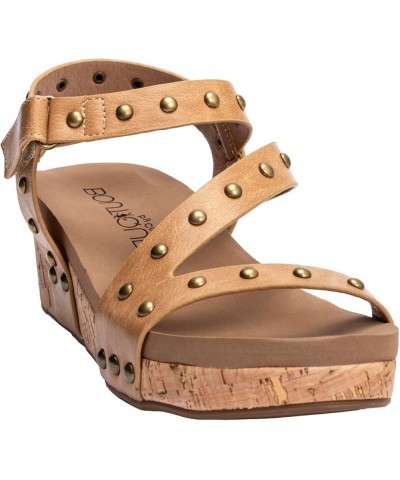 Revolve Women's 2in Wedge Sandal Caramel $31.48 Sandals