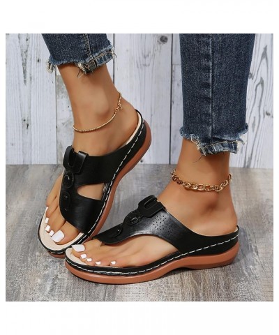 Women's Heeled Sandals Short Thick 2024 Trendy Orthopedic Sandals Party Evening Wedding Prom Footwea Ankle Strap Clearance 5-...