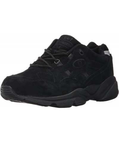 Womens Stability Walker Shoes Black Suede $34.40 Athletic Shoes