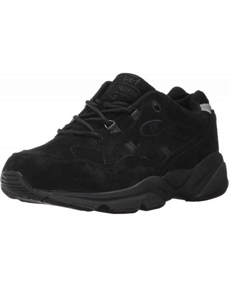 Womens Stability Walker Shoes Black Suede $34.40 Athletic Shoes