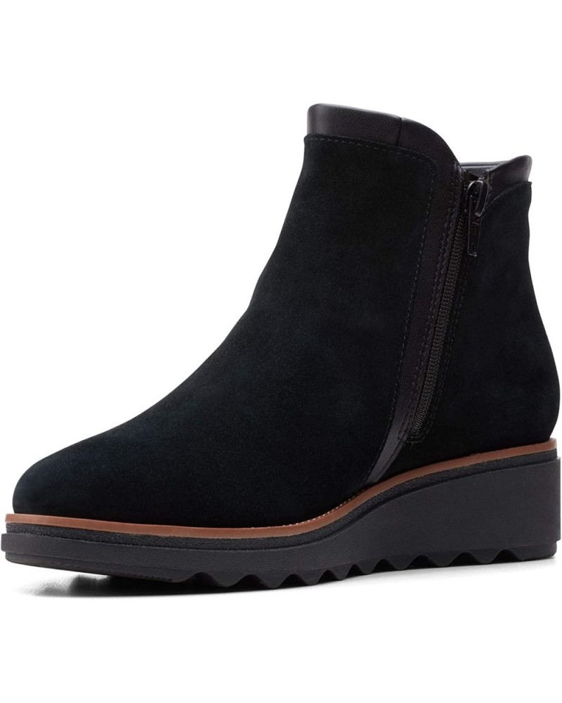 Womens Sharon Heights Black Suede $21.96 Boots