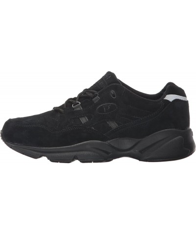 Womens Stability Walker Shoes Black Suede $34.40 Athletic Shoes