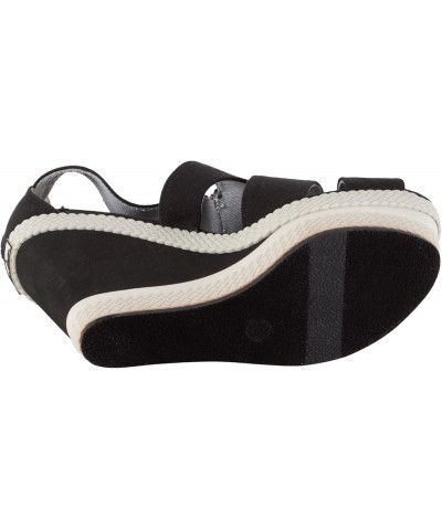 'Aedyn' Wedge Sandals Black $11.96 Sandals