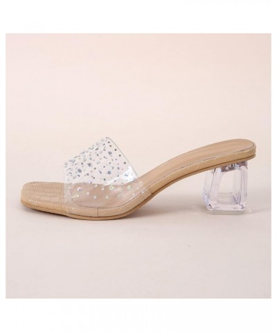 strap sandals for women, Women Sexy Fish Mouth High Heeled Sandals Wear Solid Color High Heeled Slippers Z 14-beige $13.36 Sa...