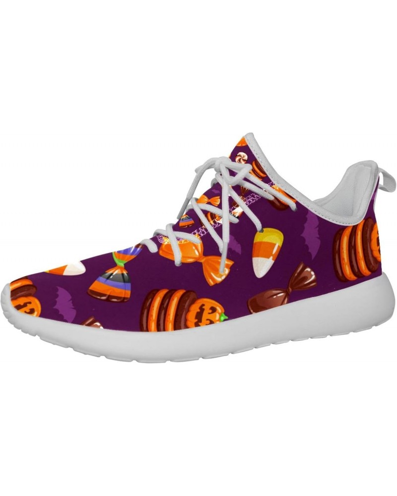 Girls Sneakers Sports Shoe Halloween 5.5 Print Women's Running Shoes Shockproof Slip Lightweight $29.89 Athletic Shoes