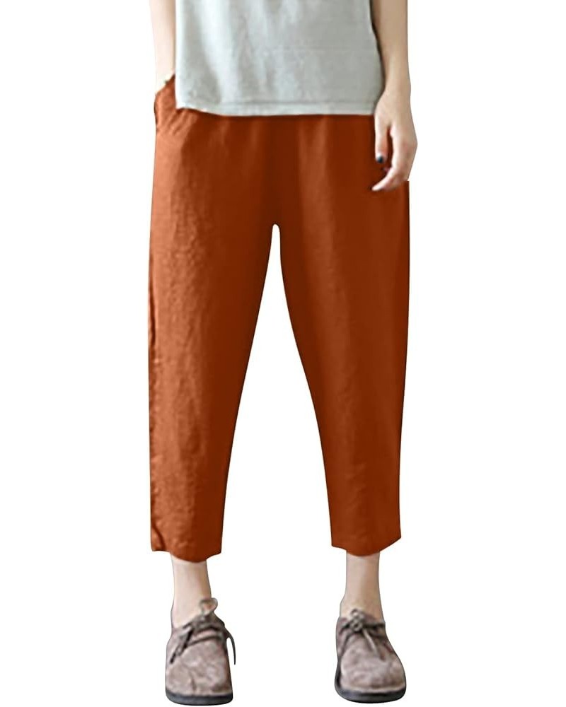 New Elastic Waist Loose Harem Pants Summer Casual Pants Ladies Pants B $9.60 Outdoor Shoes