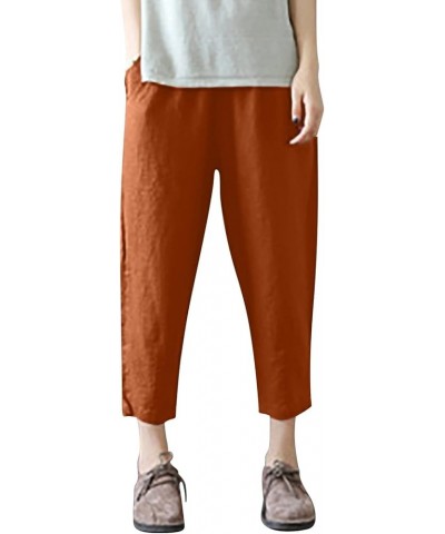 New Elastic Waist Loose Harem Pants Summer Casual Pants Ladies Pants B $9.60 Outdoor Shoes