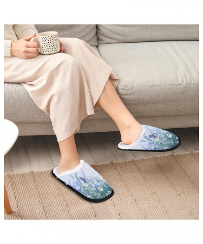 Summer Radiant Daisy Winter Spa Slippers for Women Men House Slippers Soft Memory Foam Slippers Non-Slip Indoor Outdoor Trave...