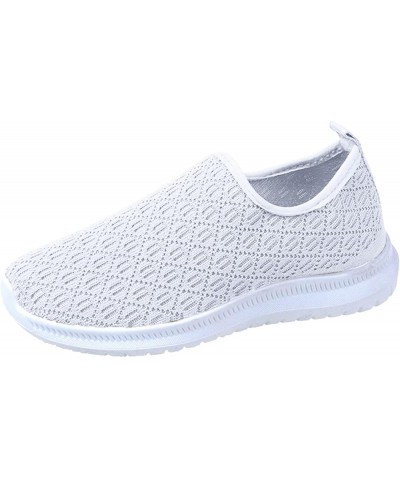 womens tennis shoes size 8, Womens Wedge Trainer Shoes Breathable Mesh Fitness Running Sport Sneakers White $17.75 Loafers & ...