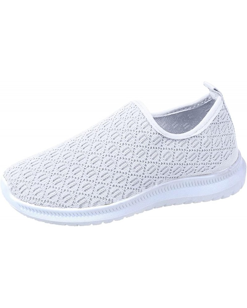 womens tennis shoes size 8, Womens Wedge Trainer Shoes Breathable Mesh Fitness Running Sport Sneakers White $17.75 Loafers & ...