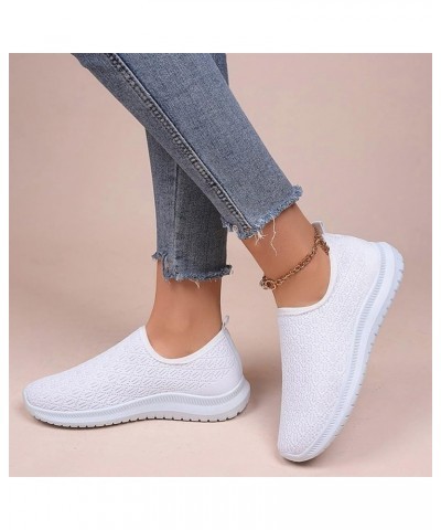 womens tennis shoes size 8, Womens Wedge Trainer Shoes Breathable Mesh Fitness Running Sport Sneakers White $17.75 Loafers & ...