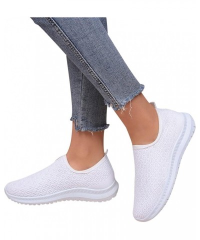 womens tennis shoes size 8, Womens Wedge Trainer Shoes Breathable Mesh Fitness Running Sport Sneakers White $17.75 Loafers & ...